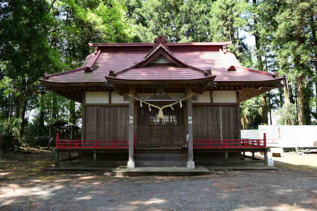 那珂西神社拝殿