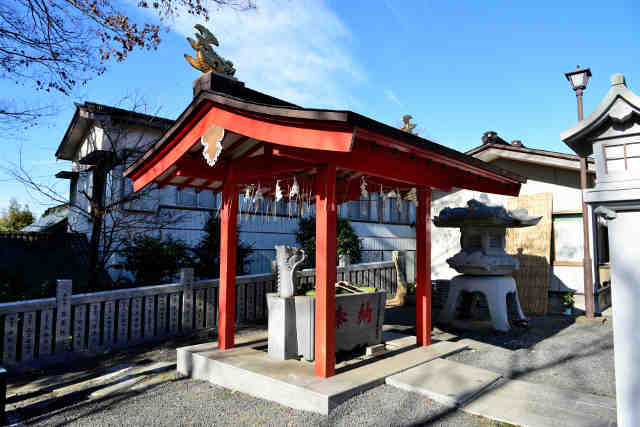 加波山神社手水舎