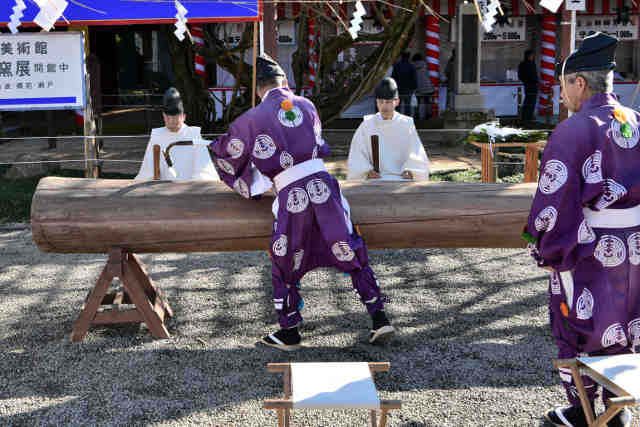 笠間稲荷神社釿始式