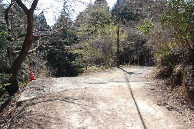 加波山神社前分岐