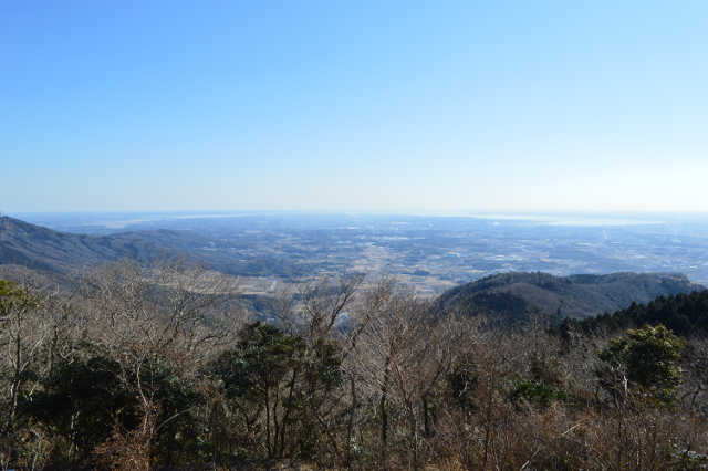 宝篋山から東側の眺望
