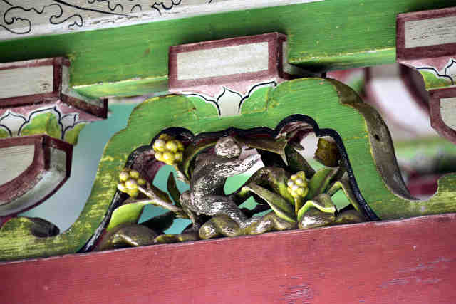日枝神社蟇股左
