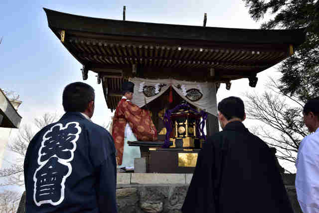 神衣祭男体山