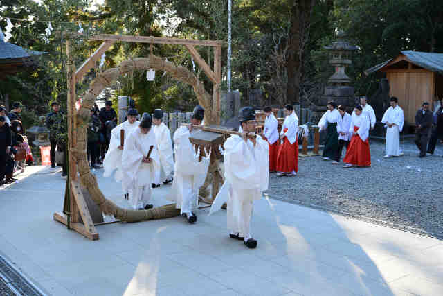 師走大祓輪くぐり