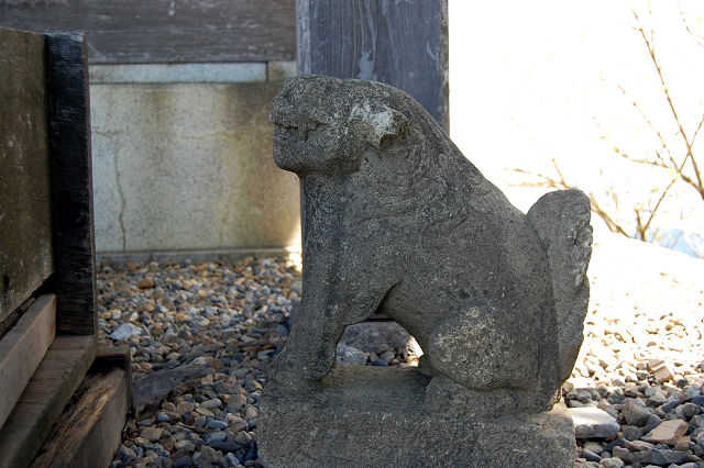 男体山本殿狛犬