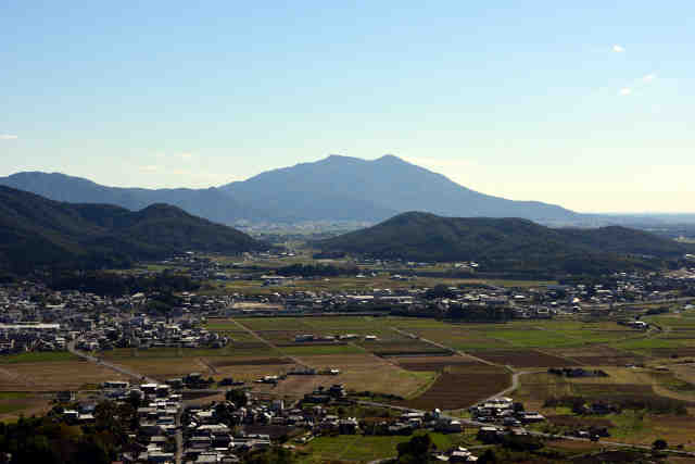 富谷山からの筑波山