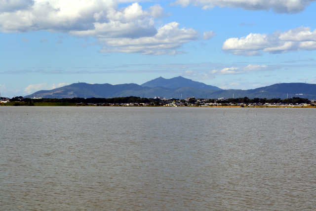 土浦入りから見た筑波山