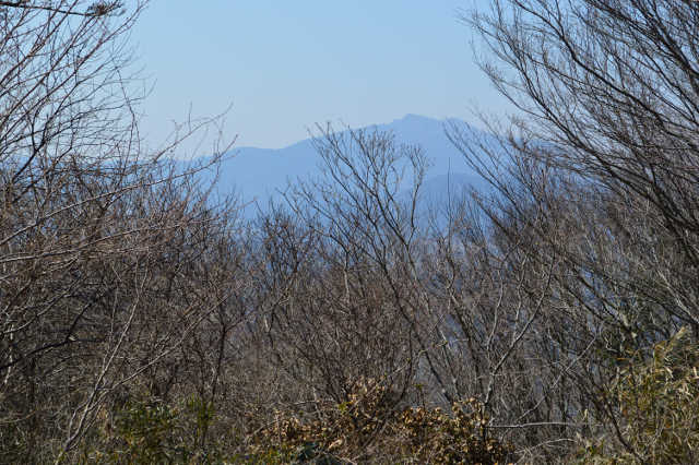 南山展望台から筑波山